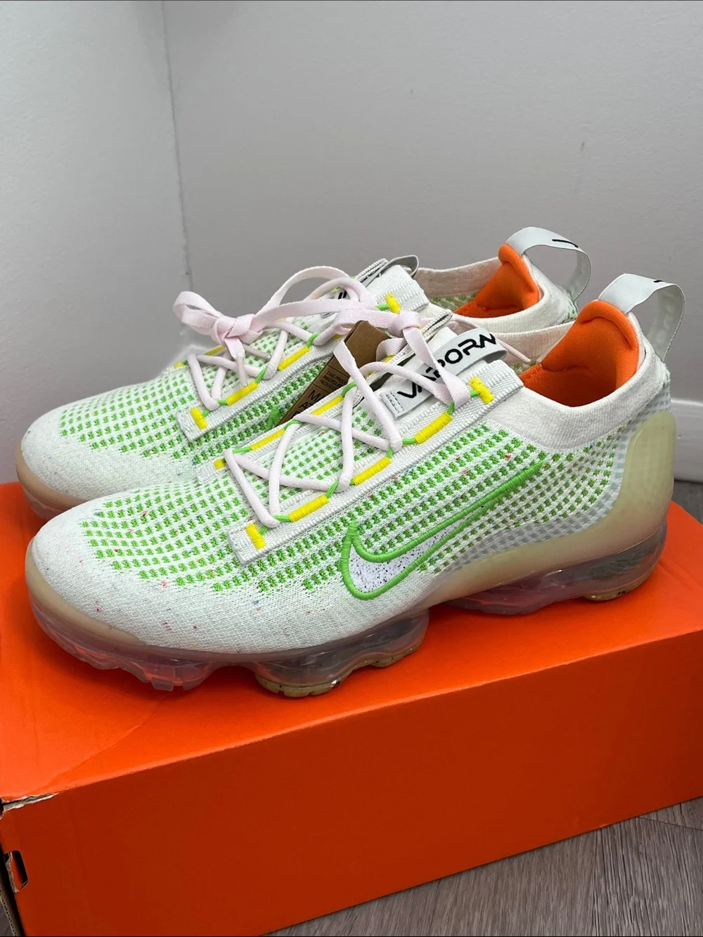 Nike air vapormax 2021 Flyknit  pearl pink sail sneakers women’s 9.5 men’s 8